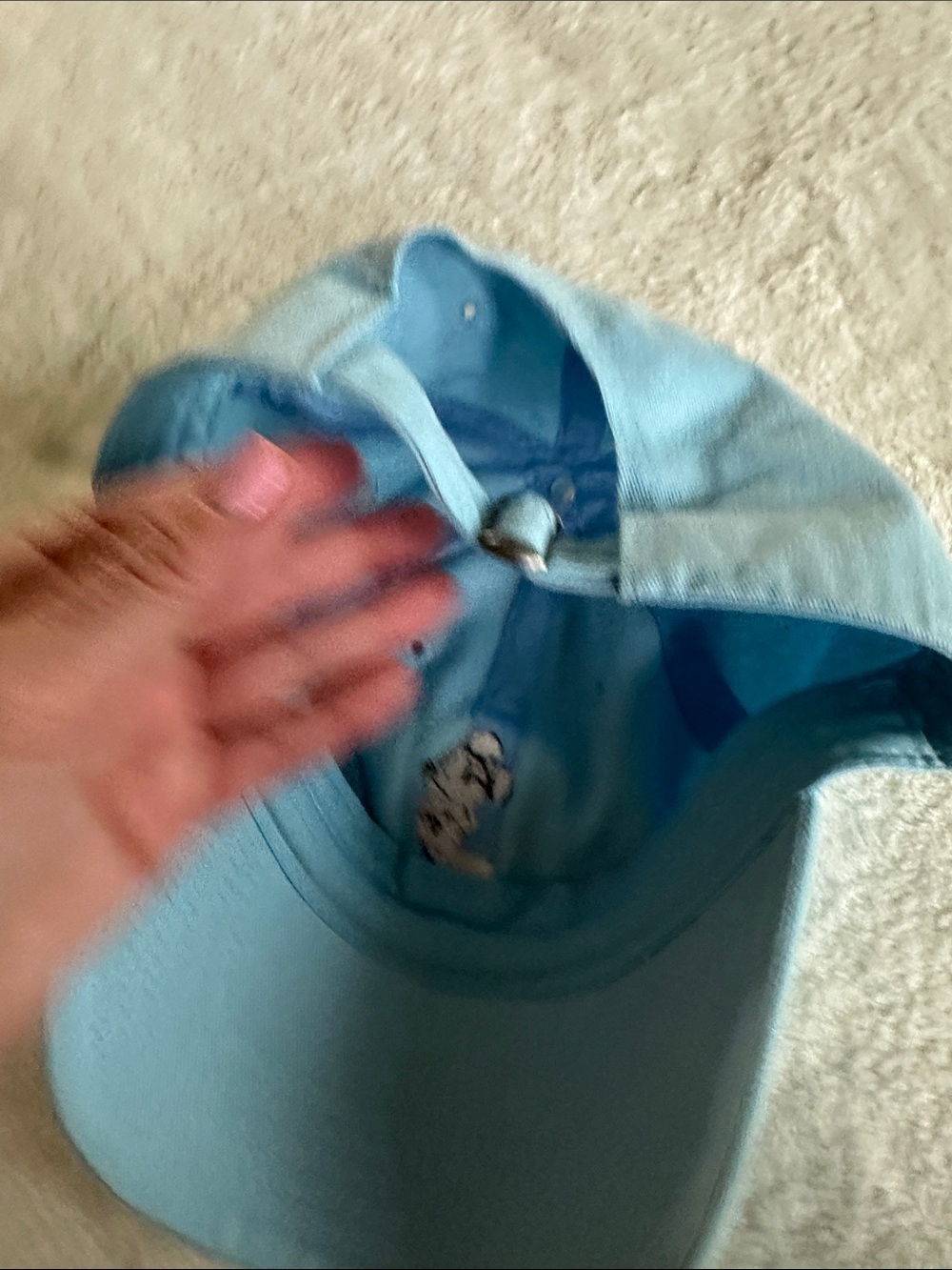 Light Blue Baseball Cap with Embroidered Mickey Mouse - Picture 4 of 7